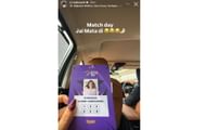 Screenshot of RJ Mahvash's Instagram story.
